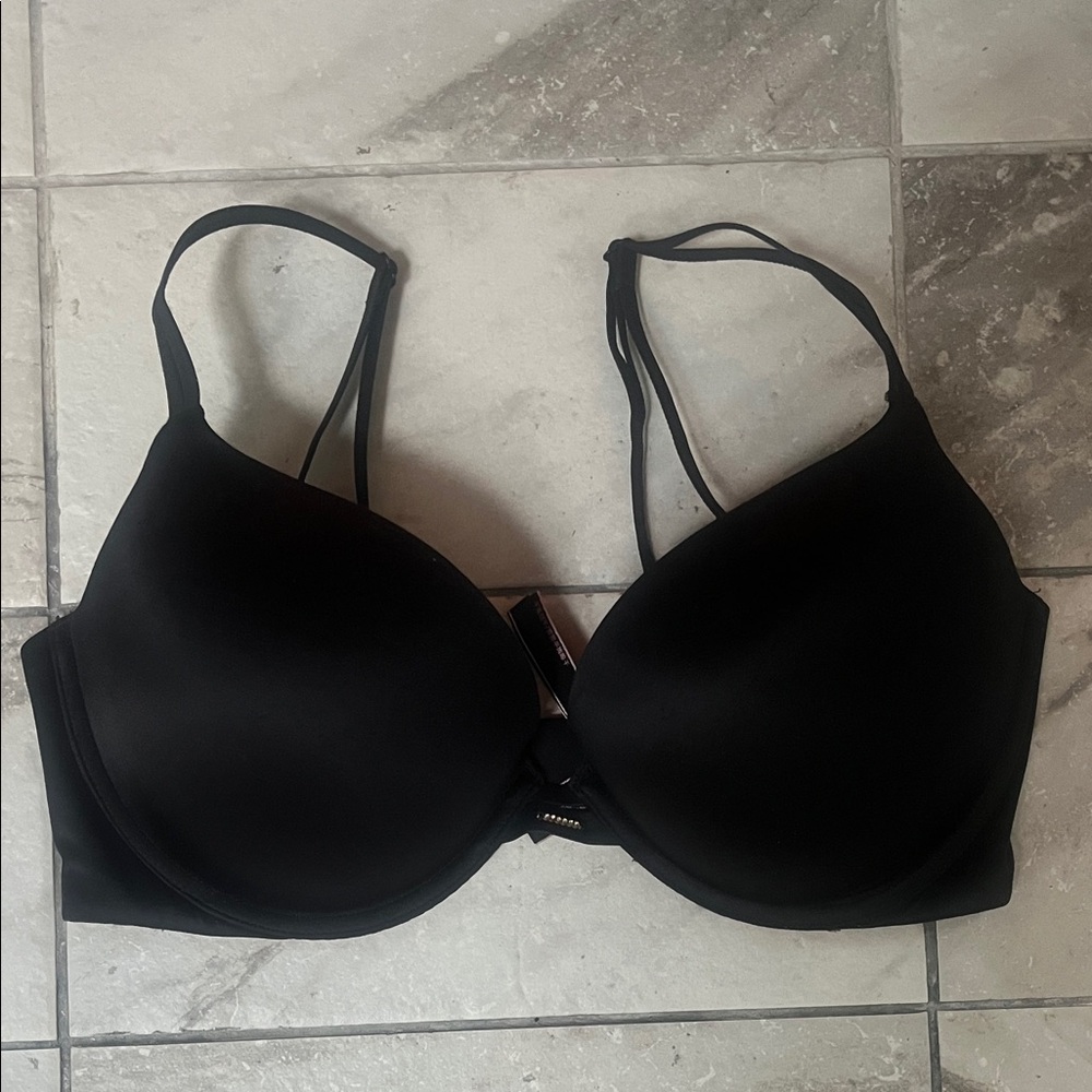 NWOT Victoria's Secret Black Strappy Bra
